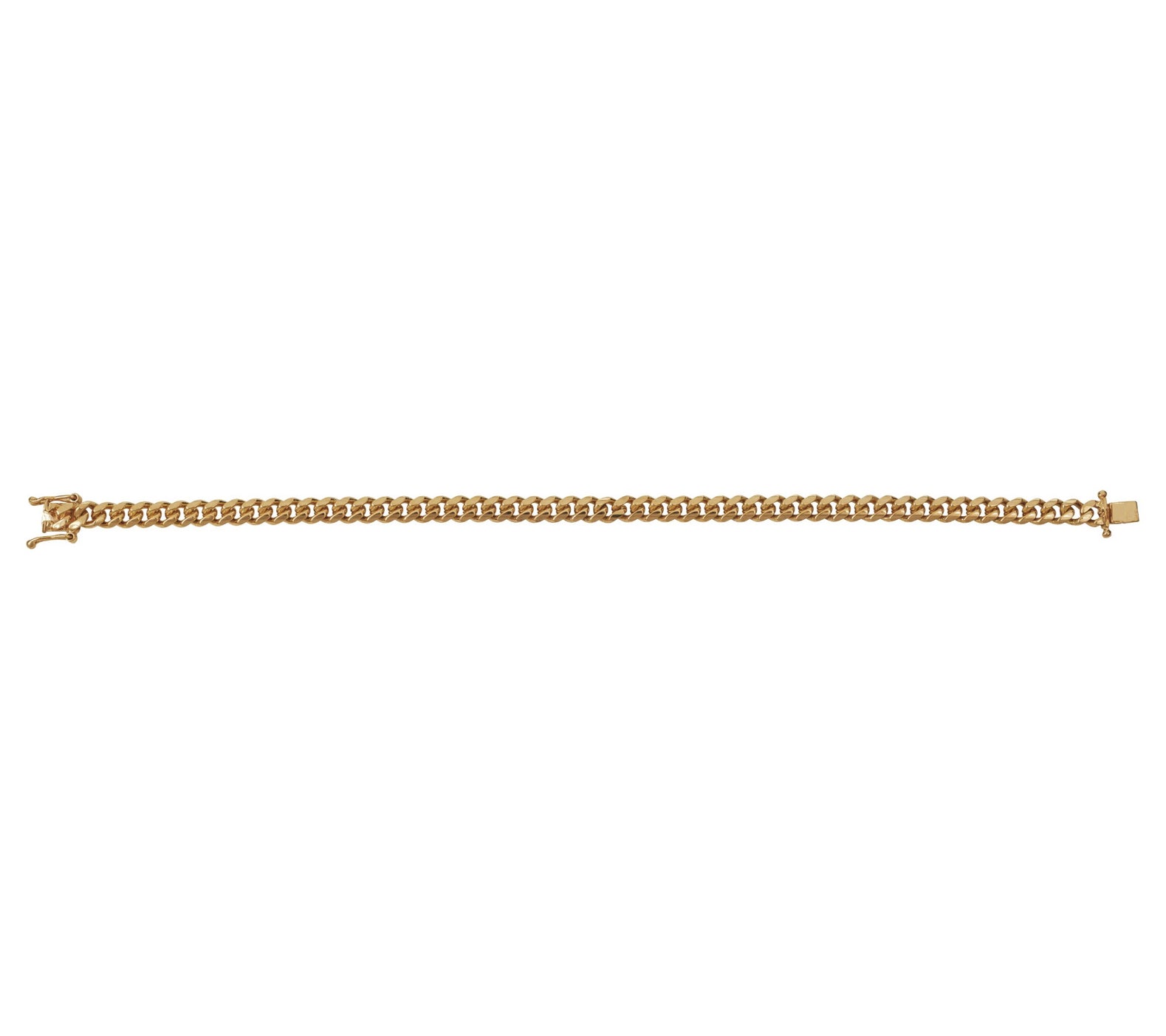 14K GOLD - MIAMI CUBAN LINK CHAIN 6.1MM .