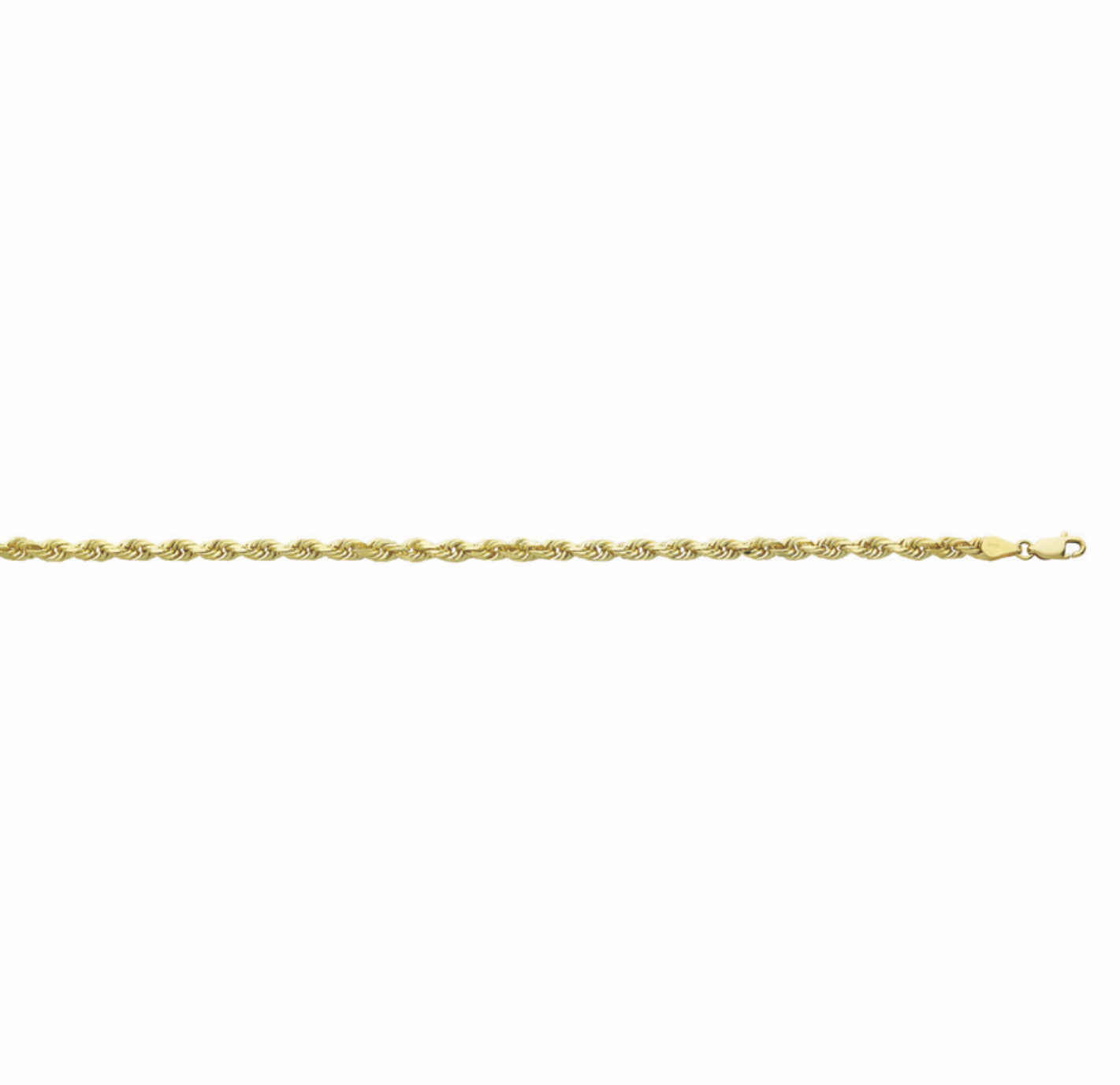 10K GOLD - ROPE CHAIN 4.0MM.