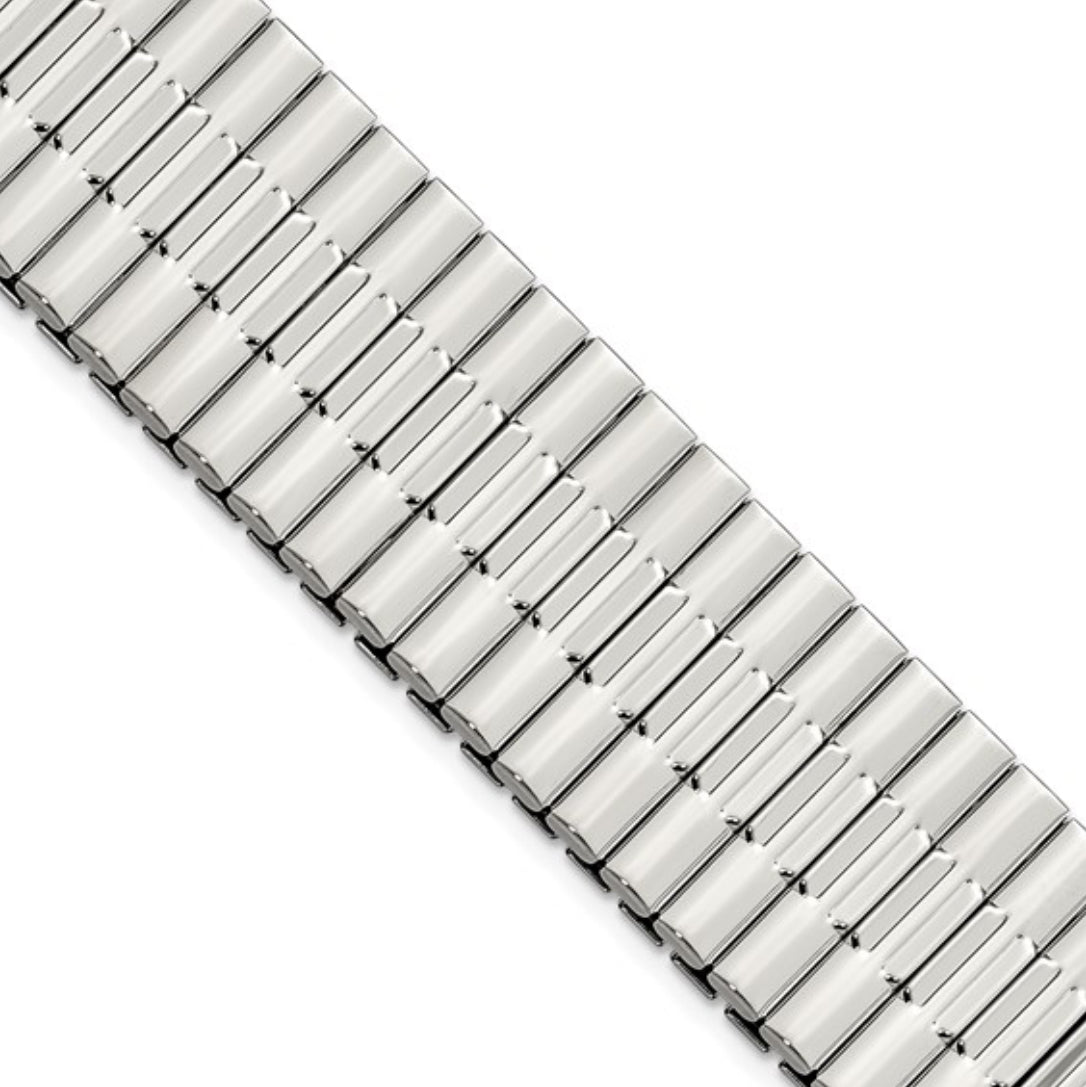 STAINLESS STEEL - GILDEN APPLE SMART WATCH STRECH BAND 7.5”