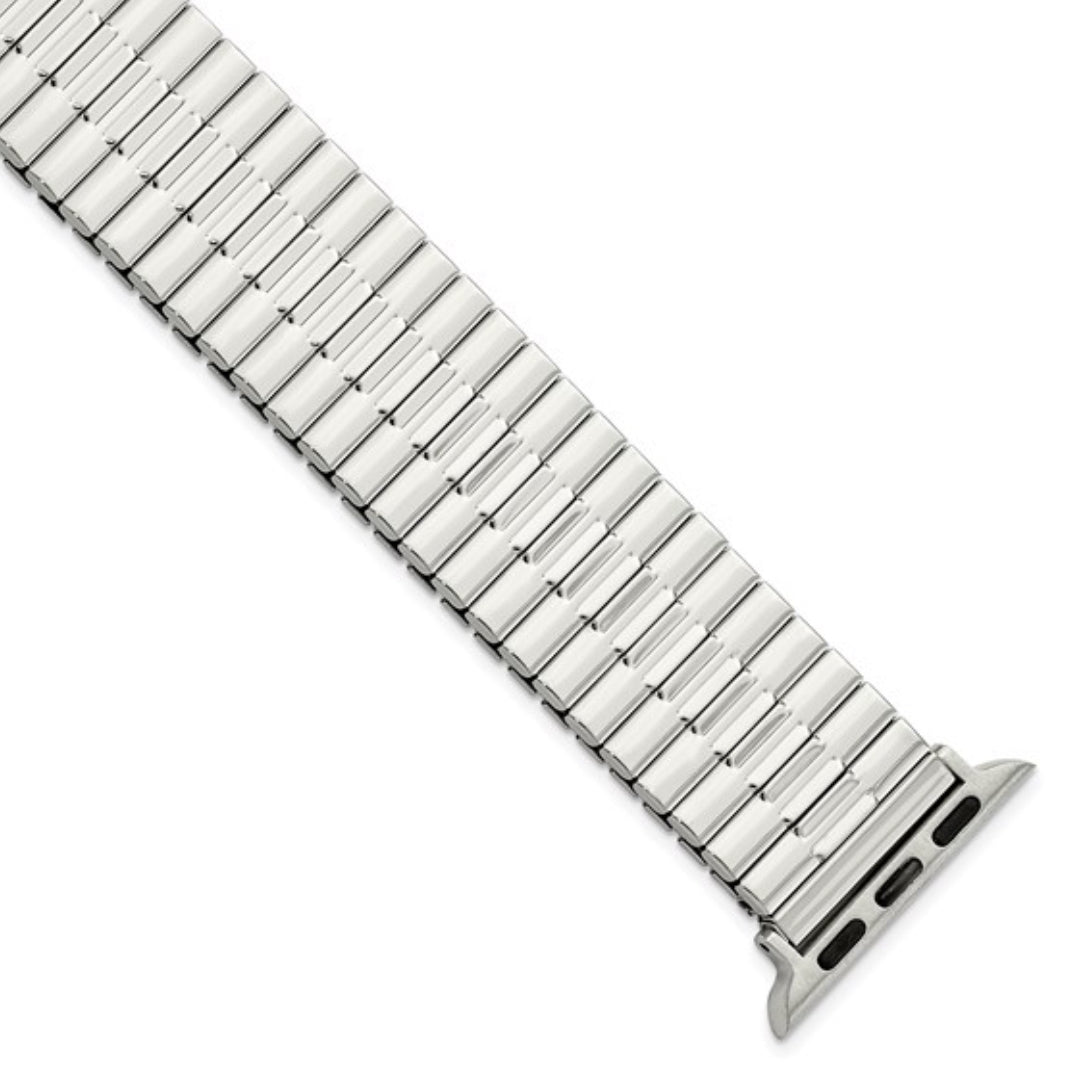 STAINLESS STEEL - GILDEN APPLE SMART WATCH STRECH BAND 7.5”