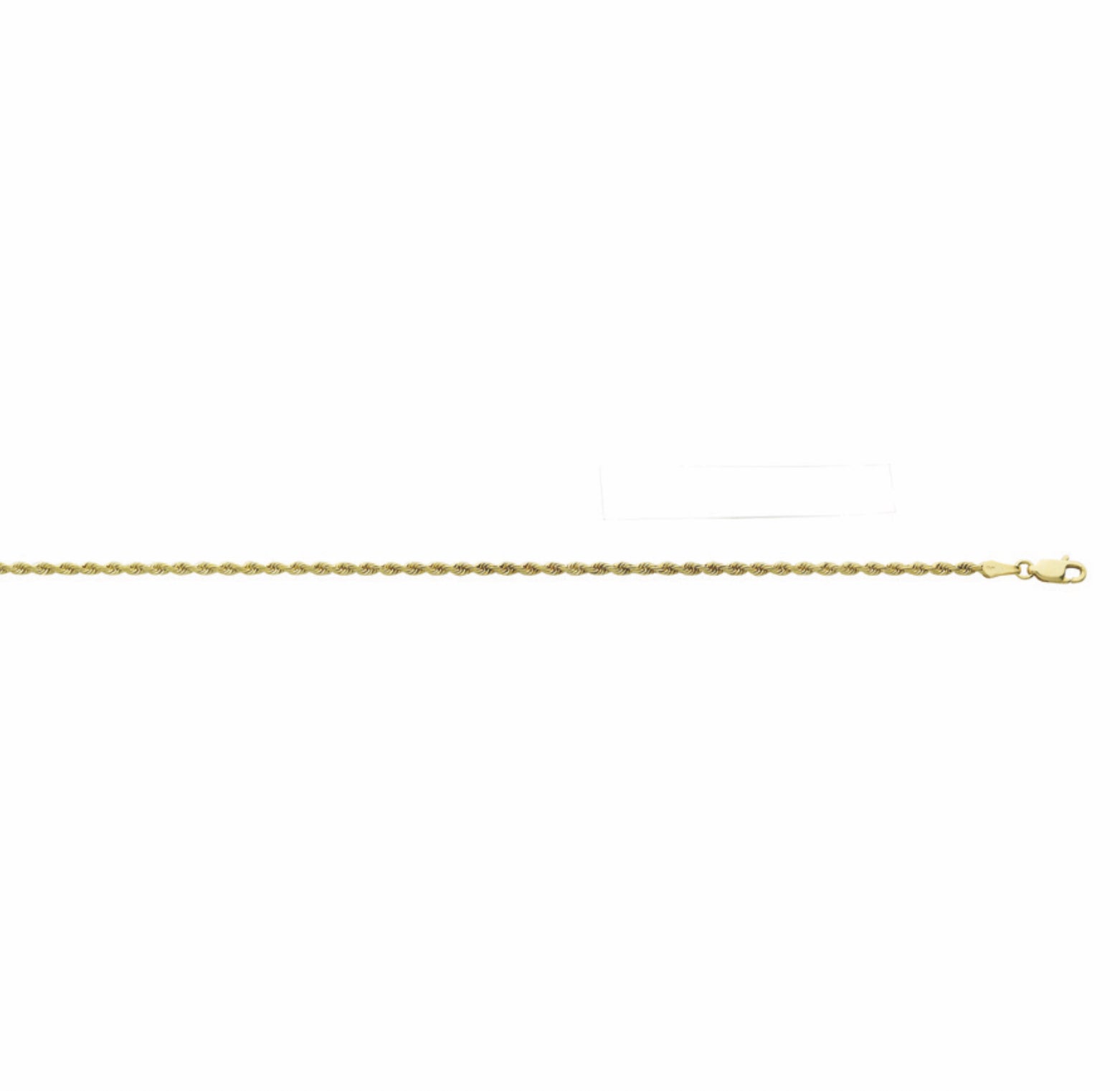 10K GOLD - ROPE CHAIN 2.5MM.