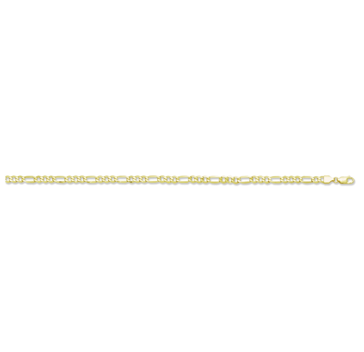 10K GOLD - FIGARO CHAIN 3.2MM.